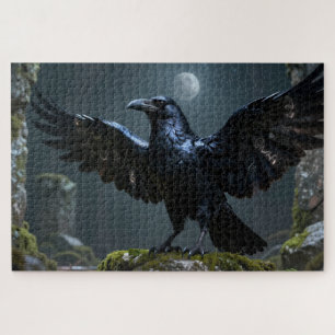Keltisches Geisttier Raben-Puzzle Puzzle