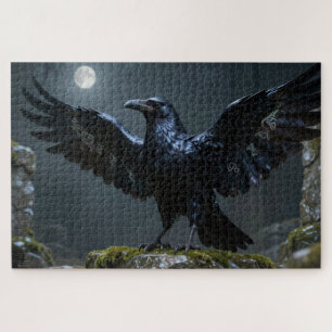 Keltisches Geisttier Raben-Puzzle Puzzle