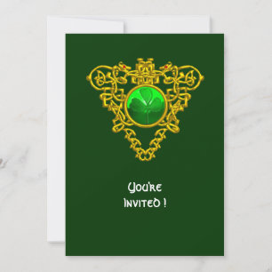 KELTISCHES HERZ MIT KLEEBLATT ST. PATRICK'S DAY PA EINLADUNG