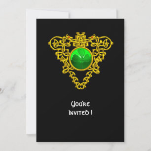 KELTISCHES HERZ MIT KLEEBLATT ST. PATRICK'S DAY PA EINLADUNG