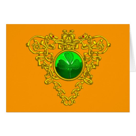 KELTISCHES HERZ, Orange DES SAINT PATRICK (Vorderseite (Horizontal))