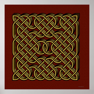 keltisches Herz Poster