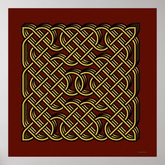 keltisches Herz Poster (Vorne)