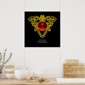 KELTISCHES HERZ POSTER (Küche)