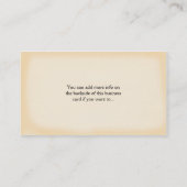 Keltisches irische Geschäfts-Karte des Visitenkarte (Rückseite)