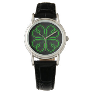 keltisches Kleeblatt Armbanduhr