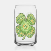 keltisches Kleeblatt Dosenglas (Rückseite)