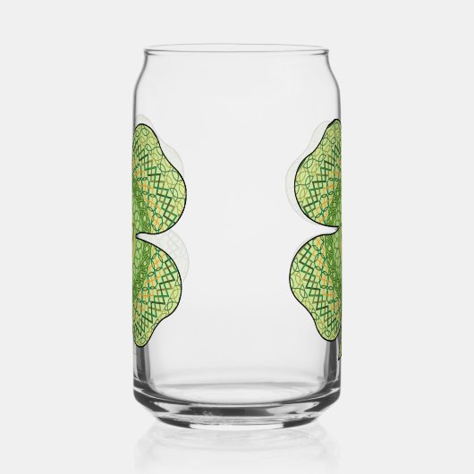 keltisches Kleeblatt Dosenglas (Links)