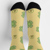 keltisches Kleeblatt Socken (Oben)