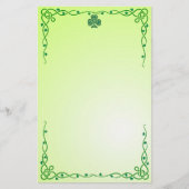 keltisches Kleeblatt stationär Briefpapier (Vorderseite)