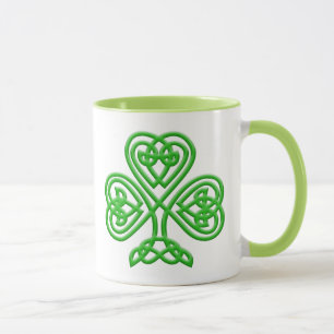 Keltisches Kleeblatt Tasse