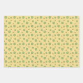 Keltisches Kleeblatt Wrapping Paper Set Geschenkpapier Set (Vorderseite 3)