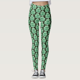 Keltisches Knoten-Kleeblatt Erin gehen Bragh Leggings