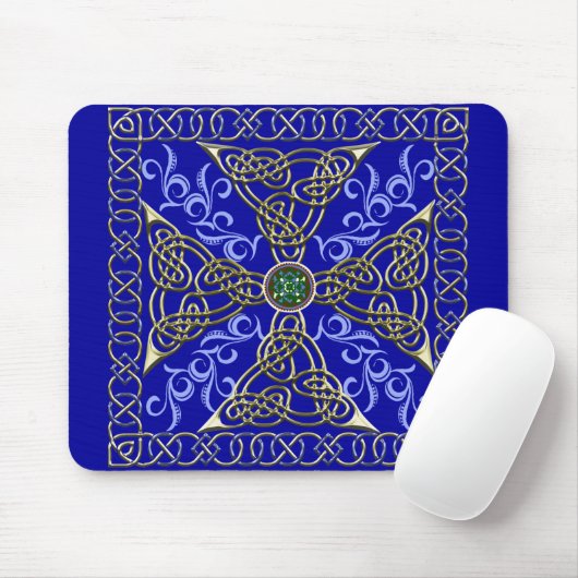 Keltisches Knoten-Kreuz Mousepad (Mit Mouse)