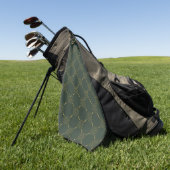 Keltisches Knoten-Muster Golfhandtuch (Gras)