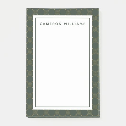 Keltisches Knoten-Muster Post-it Klebezettel (Vorderseite)