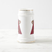 Keltisches Knotenbuchstabe-Initialenmonogramm A Bierglas (Mittel)