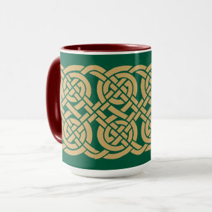 Keltisches Knotenfriesmuster Tasse