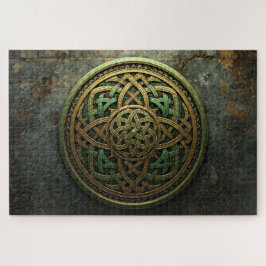 Keltisches Knotenmandala-Puzzle Puzzle