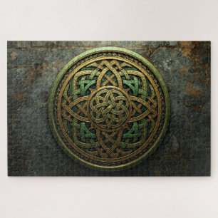 Keltisches Knotenmandala-Puzzle Puzzle