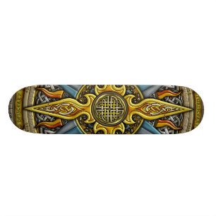 Keltisches Kompass-Skateboard Skateboard
