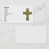 Keltisches Kreuz 1 Visitenkarte (Vorne/Hinten)
