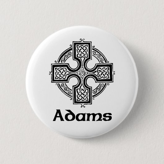 Keltisches Kreuz Adams Button (Vorderseite)