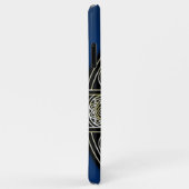 Keltisches Kreuz blau Case-Mate iPhone Hülle (Hinten/Rechts)