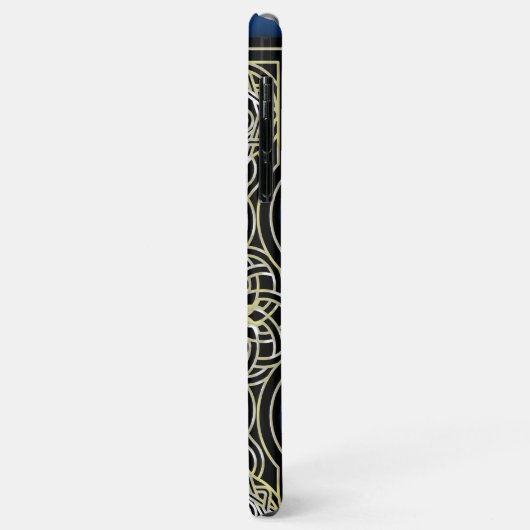 Keltisches Kreuz blau Case-Mate iPhone Hülle (Hinten/Links)