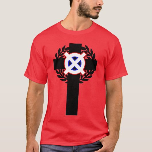 Keltisches Kreuz Christi T-Shirt (Vorderseite)