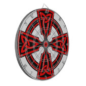 KELTISCHES KREUZ - DARTSCHEIBE (Vorderseite Links)