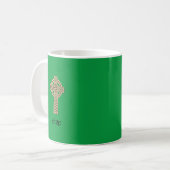 "Keltisches Kreuz - Eire" Kaffeetasse (Vorderseite Links)