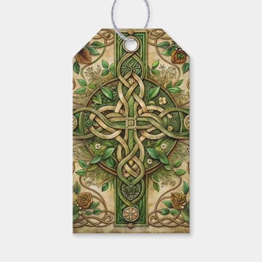 Keltisches Kreuz Geschenkanhänger (Vorderseite)