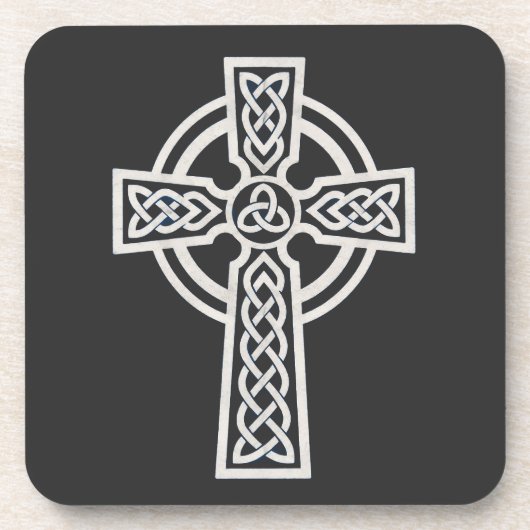 Keltisches Kreuz Getränkeuntersetzer (Vorderseite)