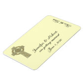 Keltisches Kreuz in Gold und Elfenbeinküste Save t Magnet (Linke Seite)