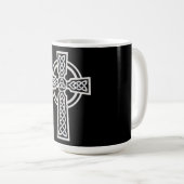 Keltisches Kreuz Kaffeetasse (VorderseiteRechts)