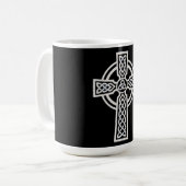 Keltisches Kreuz Kaffeetasse (Vorderseite Links)