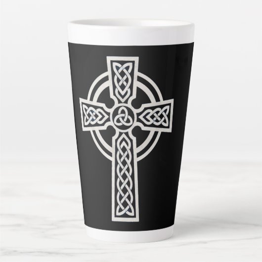 Keltisches Kreuz Milchtasse (Vorderseite)