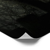 keltisches Kreuz mit Crow Poster (Ecke)