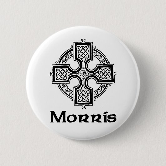 Keltisches Kreuz Morriss Button (Vorderseite)