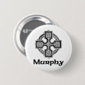 Keltisches Kreuz Murphys Button (Vorne & Hinten)