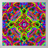 keltisches Kreuz. Poster (Vorne)