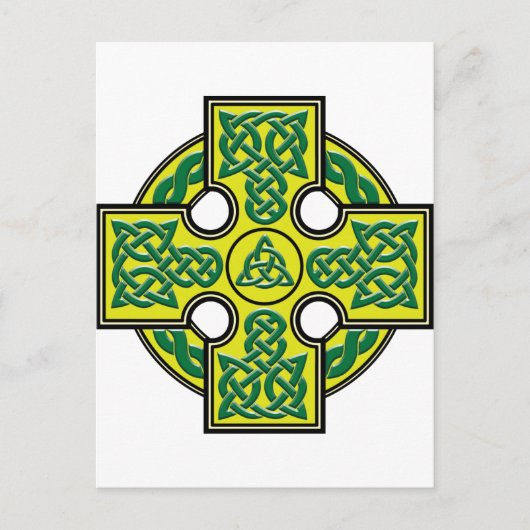 keltisches Kreuz Postkarte (Vorderseite)