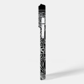 keltisches Kreuz rot Case-Mate iPhone Hülle (Rückseite / Links)