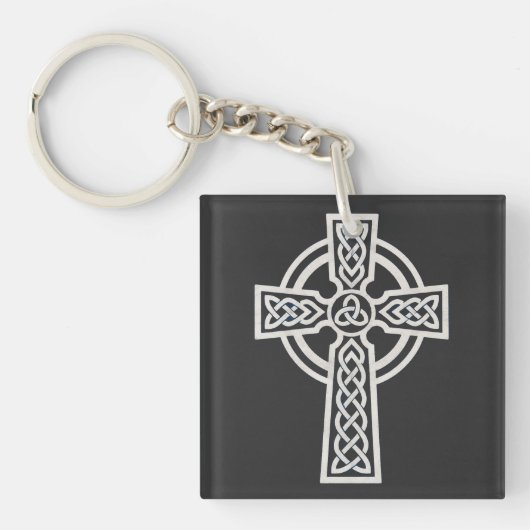 Keltisches Kreuz Schlüsselanhänger (Vorderseite)