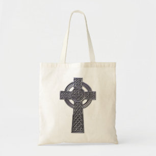 Keltisches Kreuz - Silber Tragetasche