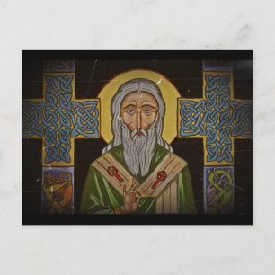 Keltisches Kreuz St. Patrick Postkarte