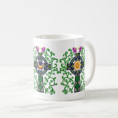 Keltisches Kreuz, Sun und Phoenix Kaffeetasse (VorderseiteRechts)