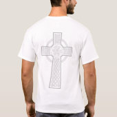 Keltisches Kreuz T-Shirt (Rückseite)