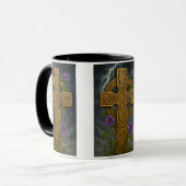 Keltisches Kreuz Tasse (Vorderseite Links)